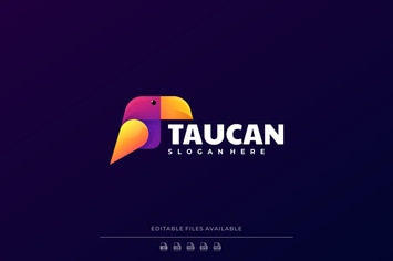 Toucan Gradient Colorful Logo