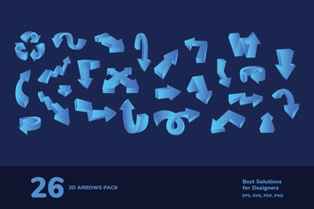3D Arrows Pack