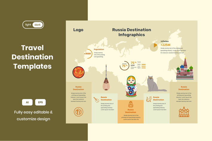 Travel Infographic: Russia