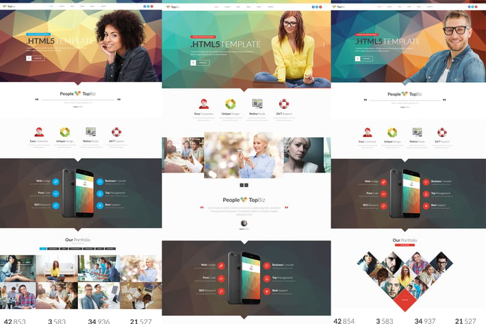 TopBiz - Responsive Corporate HTML5 Template