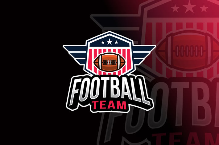 American Football Logo Template