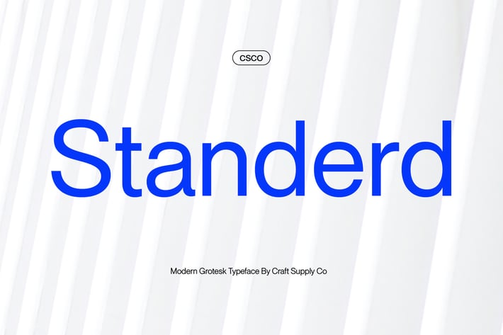 Standerd - Modern Grotesk