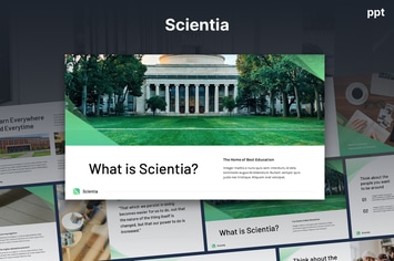 Scientia - University Theme Powerpoint