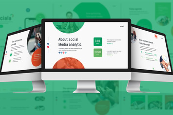 Sociala - Social Media Google Slides Template