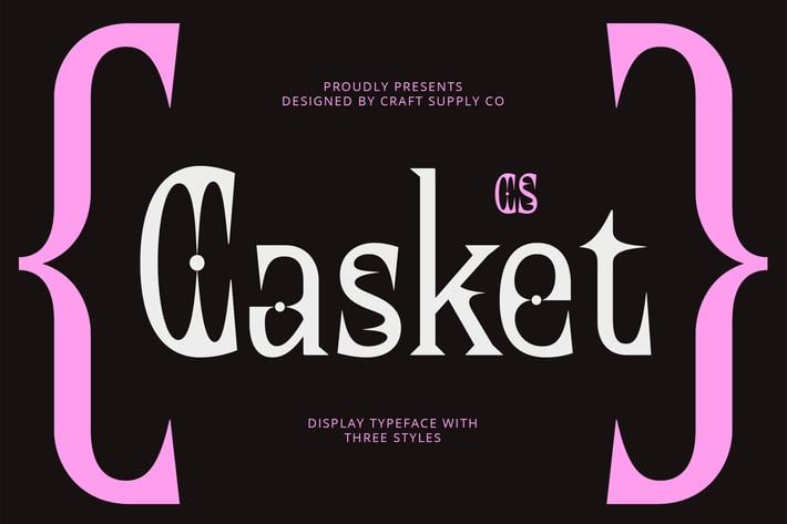 Casket – Gothic Font