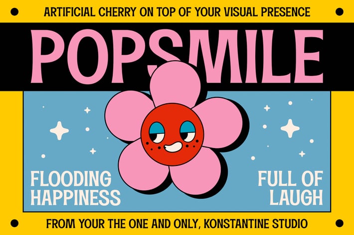 Popsmile - Retro Pop Fonts