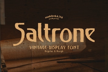 Saltrone Display Font