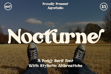 Nocturne - Podgy Serif Font