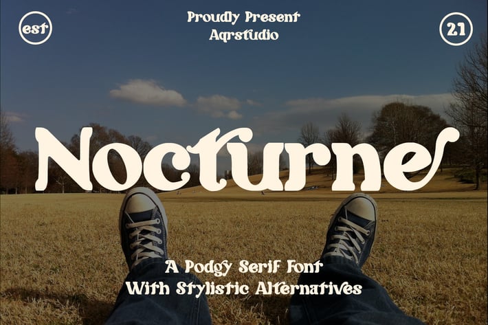 Nocturne - Podgy Serif Font