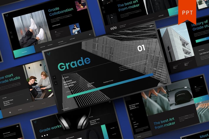Grade – Business PowerPoint Template