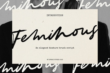 Feminous Font - Elegant Brush Script