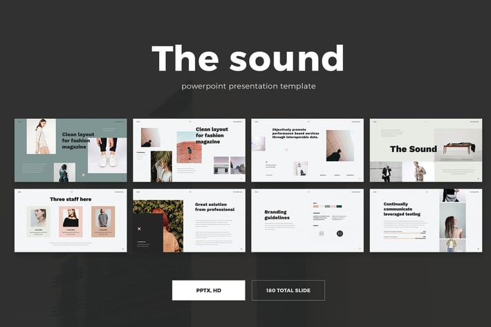 The Sound - clean presentation template
