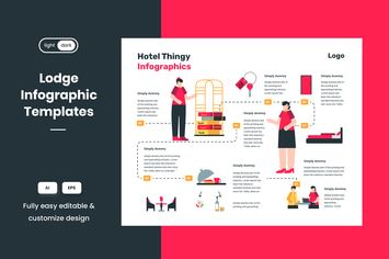 Travel Tips Infographic Template: Hotel v.02