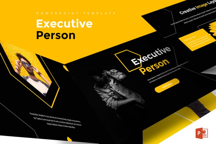 Executive Person - Powerpoint Template