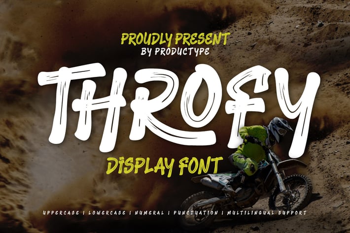 Throfy - Display Outdoor Font