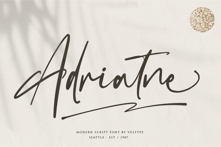 Adriatne - Signature Font