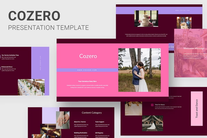 Cozero - Wedding Planner Keynote