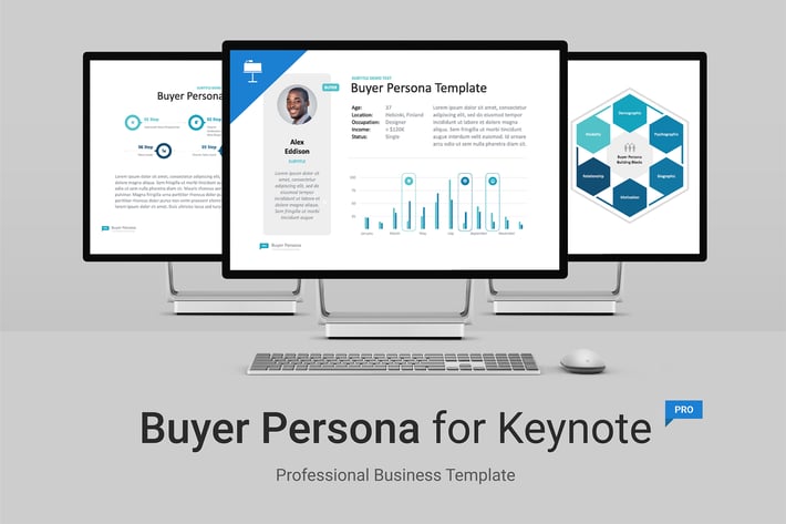 Buyer Persona Keynote templates for Business