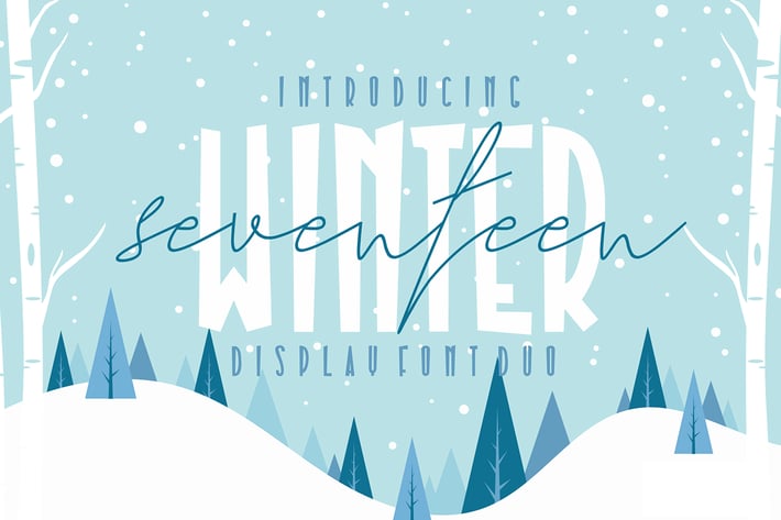 Seventeen Winter - Font Duo