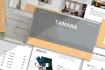 Tamara - Brandbook Keynote Template