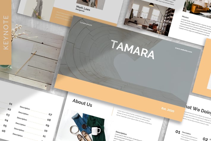 Tamara - Brandbook Keynote Template