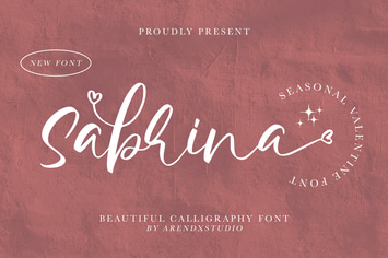 Sabrina - Beautiful Calligraphy Font