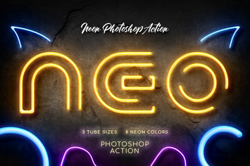 Neon Photoshop Action