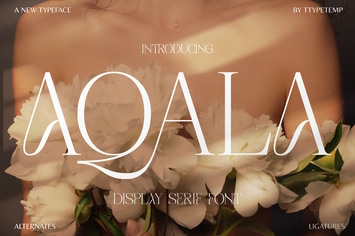 Aqala Display Font