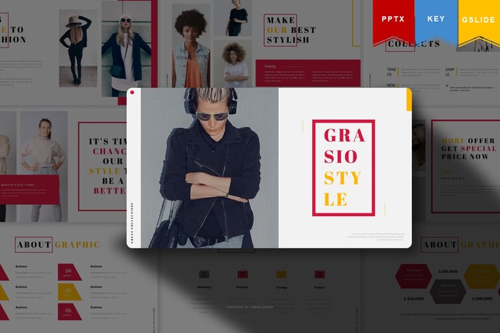 Grasiostyle - Powerpoint, Keynote, Googleslides 