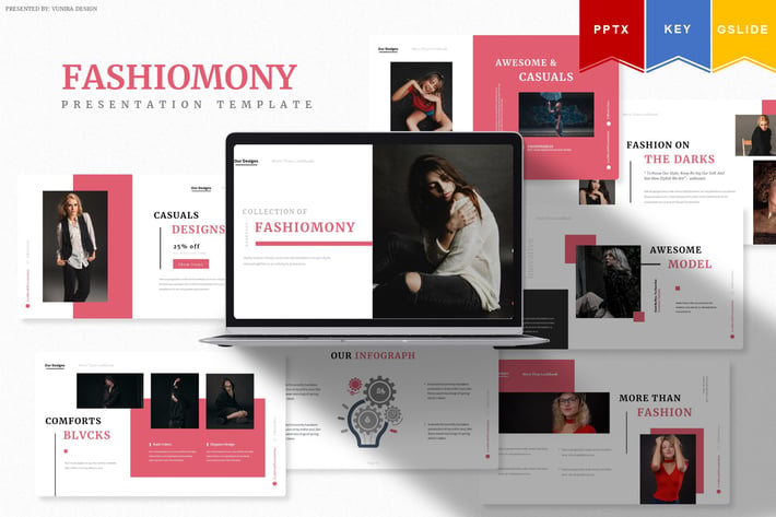 Fashiomony | Powerpoint, Keynote, Google Slides
