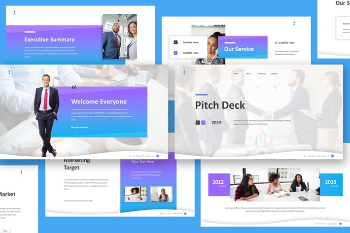 Pitch Deck Keynote Presentation Template