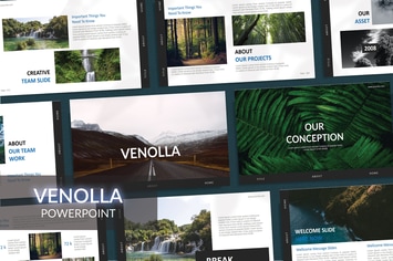 VENOLLA - Miniamal Business Powerpoint Template