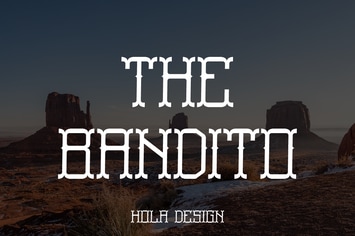 The Bandito - Thin Font