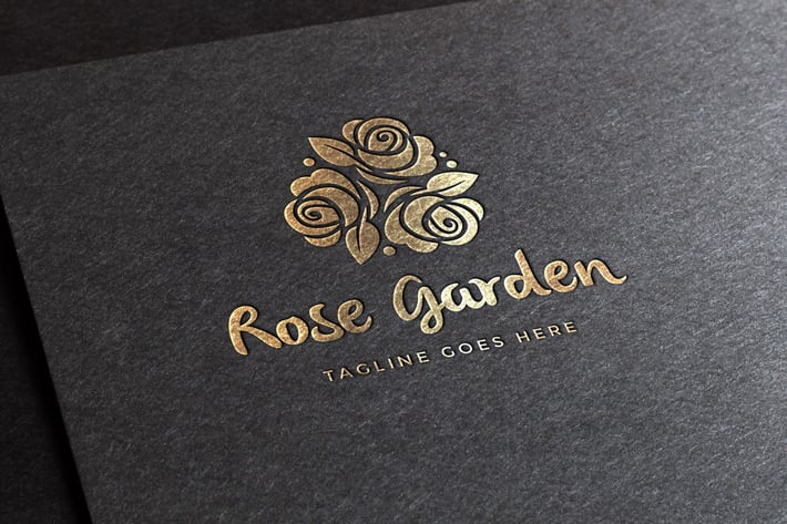 Rose Garden Logo Template