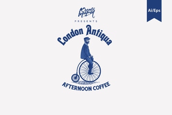 London Antiqua Logo Template