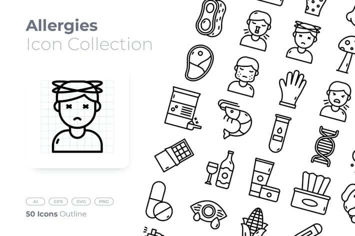 Allergies Outline Icon