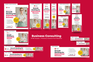 Business Consulting Banners Ad