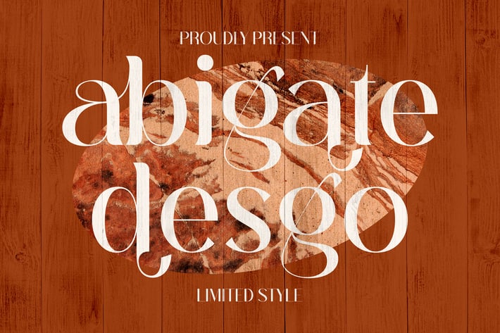 Abigate Desgo Stylish Serif Font