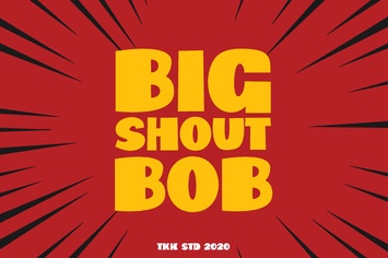 Big Shout Bob - Comic Cartoon Font