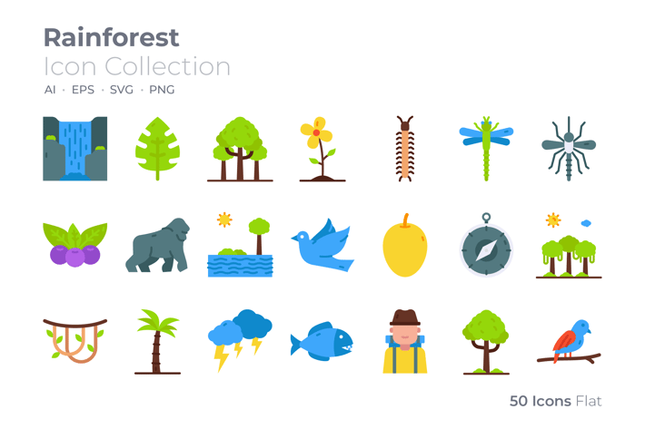 Rainforest Color Icon