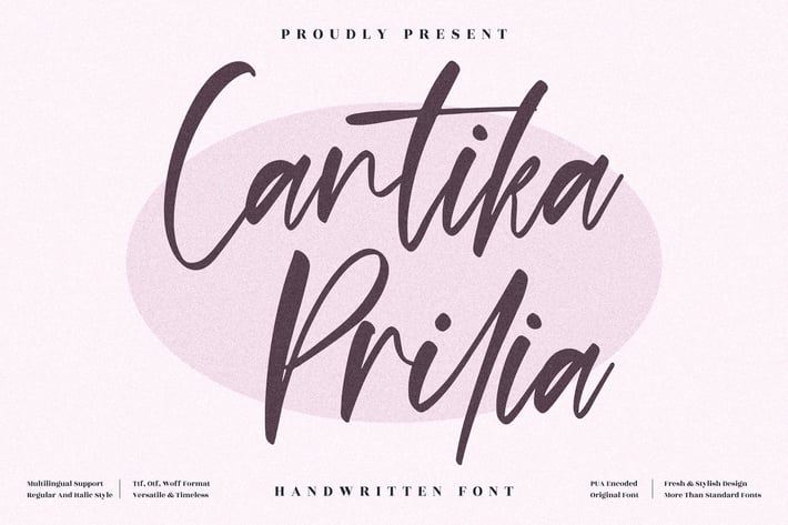 Cantika Prilia Handwritten Script