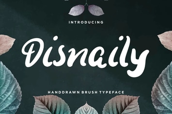 Disnaily Handdrawn Advertisement Font