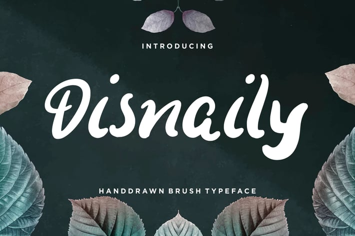 Disnaily Handdrawn Advertisement Font