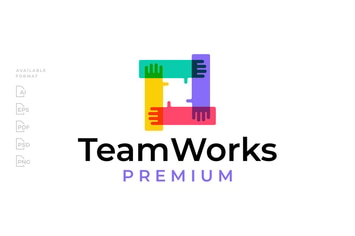 Hand Team Work Logo