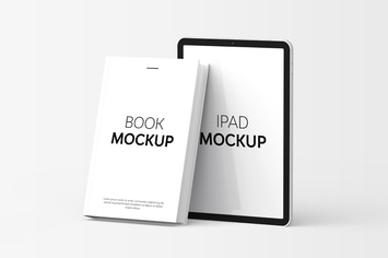 Book & iPad Mockup