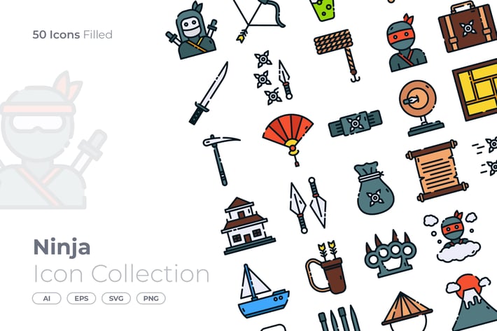 Ninja Filled Icon