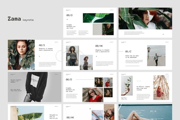 ZAMA - Simple Keynote Template
