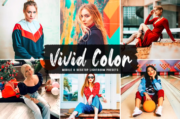 Vivid Color Mobile & Desktop Lightroom Presets