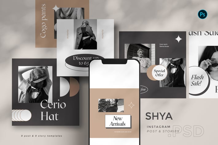 Shya - Instagram Template Set