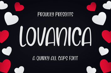 Lovanica - a Quirky Font